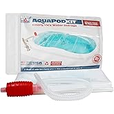 AquaPod Kit 2.0 - Bathtub Bladder BPA free and Made in USA! Water Storage Bladder, Hurricane Survival (65 gallons of water – 