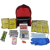 Ready America 70280 72 Hour Emergency Kit, 2-Person, 3-Day Backpack, Includes First Aid Kit, Survival Blanket, Portable Prepa