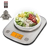 Fuzion Digital Kitchen Scale, 11lb/5kg Food Scale Weight Grams and oz for Weight Loss, Cooking and Baking, 1g/0.1oz Precise G