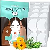 LitBear Acne Patches Large, Hydrocolloid Pimple Patches for Large Breakouts, Zit and Blemish, Large Acne Patches for Face, Ch