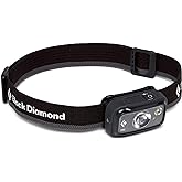 BLACK DIAMOND Spot 350 LED Headlamp (Graphite) - Waterproof and Dimmable Headlamp for Camping, Hiking, Running, with Red Ligh