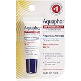 Aquaphor Lip Repair Lip Balm with Sunscreen, Lip Protectant, Lip Balm SPF 30, 0.35 Oz Tube