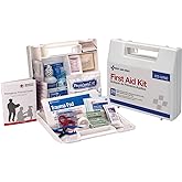 First Aid Only 223-U 25-Person Emergency First Aid Kit for Home, Work, and Travel, 107 Pieces