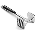 KITEXPERT Meat Tenderizer Hammer with Comfortable-Grip Handle, Dual-side Mallet for Kitchen, Heavy Duty Pounder For Tenderizi