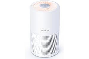 Air Purifiers for Bedroom, FULMINARE H13 True HEPA Air Filter, Quiet Air Cleaner With Night Light,Portable Small Air Purifier