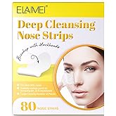 Yecuce Pore Strips(80pcs),Natural Blackhead Strips for All Skin Type,Nose Strips for Blackheads,Pore Cleansing Strips,Black H