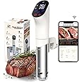 4T7 Sous Vide Machine 1100W, Sous Vide Precision Cooker, Waterproof Wifi App Control, Ultra Quiet Immersion Circulator with R