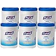 PURELL Hand Sanitizing Wipes, Fresh Citrus Scent, 270 Count Alcohol-free formula Sanitizing Wipes in Eco-Fit Canister (Case o