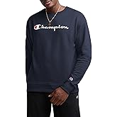 Champion Mens Graphic Powerblend Fleece Crew