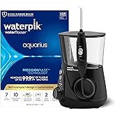 Waterpik Aquarius Water Flosser Professional For Teeth, Gums, Braces, Dental Care, Electric Power With 10 Settings, 7 Tips Fo