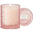 LA JOLIE MUSE Sandalwood Rose Candle, Scented Candles, Candles Gifts for Women, Natural Soy Candle, 6 oz 40 Hours Burn, Candl