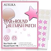 AUSLKA Star Blemish Patches (156 Patches) - Hydrocolloid Patch,Hydrocolloid Patches for Face,Skin Care, Facial Stickers