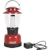 Coleman Classic Rechargeable 400 Lumens LED Lantern, Water-Resistant Lantern with USB Charging Port and Carry Handle, Great f