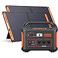 Jackery Solar Generator 1000, 1002Wh Capacity with 2xSolarSaga 100W Solar Panels, 3x1000W AC Outlets, Portable Power Station 