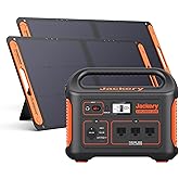 Jackery Solar Generator 1000, 1002Wh Capacity with 2xSolarSaga 100W Solar Panels, 3x1000W AC Outlets, Portable Power Station 