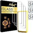 Ailun 3 Pack Screen Protector for iPhone 15 Pro [6.1 inch] + 3 Pack Camera Lens Protector with Installation Frame,Case Friend