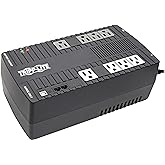Tripp Lite 550VA UPS Battery Backup Surge Protector, AVR Automatic Voltage Regulation, 8-Outlet Uninterruptible Power Supply,