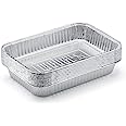 Weber Aluminum Drip Pans, 6 x 1.4 x 8.6 Inches, 10 Count ( Pack of 1)