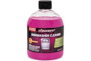 Velocity Dishwasher Cleaner and Deodorizer – 8 Uses Per Bottle. Dishwasher Cleaner and Descaler Deodorizes Interior for Spark