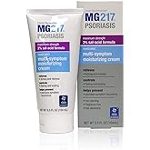 MG217 Medicated Moisturizing Psoriasis Cream With 3% Salicylic Acid, Multi-symptom, Fragrance Free, 3.5 Fl Oz, (5604)