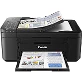 Canon PIXMA TR4527 Wireless Color Photo Printer with Scanner, Copier & Fax, Black