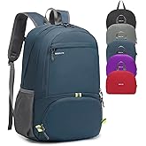 MRPLUM 30L Rucksack Foldable Ultralight Packable Backpack, Unisex Handy Daypack for Travel & Outdoor Sports Waterproof (Navy 