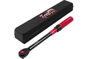 Hairich 1/2 Inch Drive Click Torque Wrench, Dual-direction Torque Wrench 10-170.0ft.lb/13.60-230.5Nm, 72-tooth Torque Wrenche