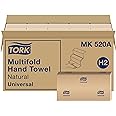 Tork Multifold Hand Towel Natural H2, Universal, 100% Recycled Fibers, 16 x 250 Sheets, MK520A