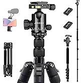 JOILCAN Tripod for Camera, 81" Camera Tripod Stand, 83 inches DSLR Tripods & Monopods, Heavy Duty Travel Tripod for Binocular