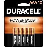 Duracell Coppertop AAA Batteries with Power Boost, 10 Count Pack Triple A Battery with Long-Lasting Power, Alkaline AAA Batte