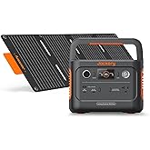 Jackery Solar Generator 300 Plus Portable Power Station with 40W Book-sized Solar Panel, 288Wh Backup LiFePO4 Battery, 300W A