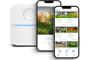 Rachio 3: 8 Zone Smart Sprinkler Controller (Simple Automated Scheduling + Local Weather Intelligence. Save Water w/ Rain, Fr