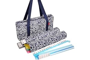 Linda Li New! - American Mahjong Set 166 Premium White Tiles, 4 All-in-One Rack/Pushers, Blue Paisley Soft Bag – Classic Full