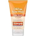 Neutrogena Oil-Free Acne Face Scrub, 2% Salicylic Acid Acne Treatment Medicine, Daily Face Wash to help Prevent Breakouts, Oi