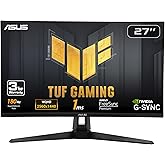 ASUS TUF Gaming 27” 1440P HDR Monitor (VG27AQ3A) – QHD (2560 x 1440), 180Hz, 1ms, Fast IPS, 130% sRGB, Extreme Low Motion Blu