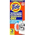 Tide Washing Machine Cleaner, Washer Machine Cleaner, Front & Top Loader Machines, 3 Count (Pack of 1)