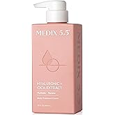 Medix 5.5 Hyaluronic Acid + Vitamin E Cream Body Lotion & Face Moisturizer | Hydrating Dry Skin Firming Lotion Minimizes Look