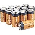 Amazon Basics 12-Pack D Cell Alkaline All-Purpose Batteries, 1.5 Volt, 5-Year Shelf Life