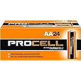 Duracell Procell PC1500 Alkaline-Manganese Dioxide Battery, AA Size, 1.5V, 24 Count