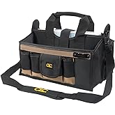 CLC Custom LeatherCraft 1529 16 In. Center Tray Tool Bag, 16 Pocket