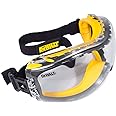 DEWALT DPG82-11 Concealer Clear Anti-Fog Dual Mold Safety Goggle, Clear Lens, 1 Pair