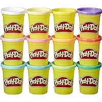 Play-Doh Bulk Spring Colors 12-Pack of Non-Toxic Modeling Compound, 4-Ounce Cans