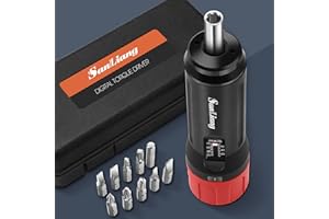 Sanliang Torque Screwdriver Wrench Driver Bits Set 10-70 Inch Pounds lbs for Maintenance,Tools, Bike Repairing and Mounting. 