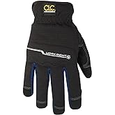Custom LeathercraftL123X Workright Winter Flex Grip Work Gloves, Extra Large , Black