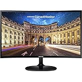 SAMSUNG LC24F390FHNXZA 24-inch Curved LED FHD 1080p Gaming Monitor (Super Slim Design), 60Hz Refresh Rate w/AMD FreeSync Game