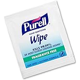 Purell Hand Sanitizing Wipes, Alcohol Formula, Fragrance Free, 300 Count Individually Wrapped Hand Wipes - 9020-06-EC