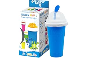 Slushy Maker Cup Slushie Cup Maker Milk Cola Juice Squeeze Cup Frozen Magic Quick Freeze Cup Cooling Cup Smoothies Cup with L