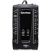 CyberPower AVRG750U AVR UPS System, 750VA/450W, 12 Outlets, Compact