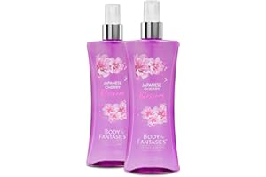 Body Fantasies Signature Fragrance Body Spray, Japanese Cherry Blossom, 8 fl oz (Pack of 2)