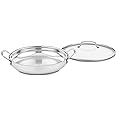 Cuisinart Contour Stainless 12-Inch Everyday Pan with Glass Cover